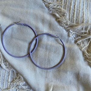 Lavender Hoops